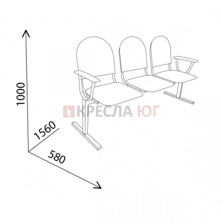 Кресло Стандарт 3М Кресло Стандарт 3М