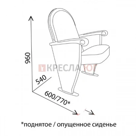 Кресло Театр люкс