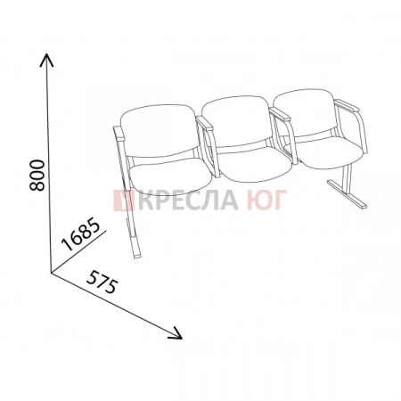 Кресло Конференц 3М+ Кресло Конференц 3М+